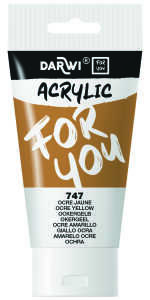 DFY Acryl Gelber Ocker 75ml
