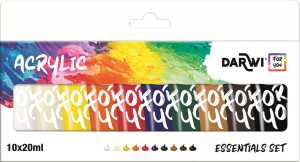 DFY Set Acrylfarben - 10 x 20ml