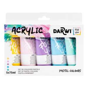 DFY Pastellfarben-Set – 5 x 75 ml