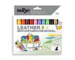 DARWI LEATHER MARKER 2MM SET 12X6ML
