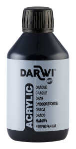 DARWI ACRYL OPAK 250ML schwarz