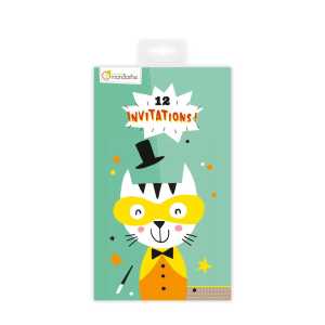 Einladungskarten, Tiere