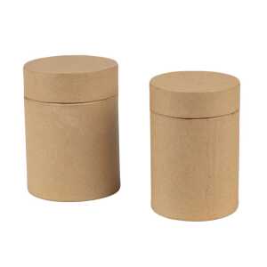 Set of 2 Tee Boxen 10x10x13cm