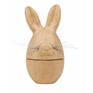 Eierschachtel Hase 6x6x12 cm