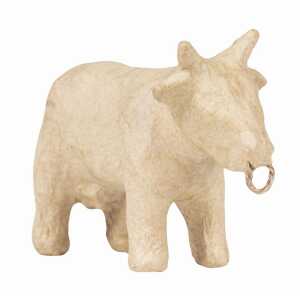 Kuh mit Ring 12,5x5x8 cm