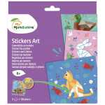 Aufkleber mit Zahlen, Haustiere