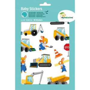 Baby Baustelle 6 Stickerbg 14,8x21