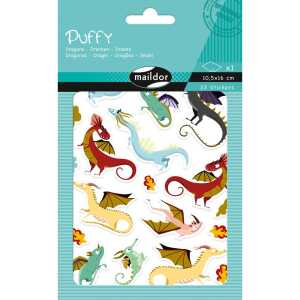 Puffy 1 Stickerbg 10,5x16 Drachen