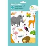 Baby Wildtiere 6 Stickerbg
