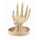 Tablett linke Hand Skelett