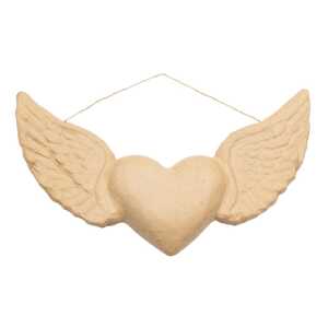 Votivfigur Herz mit Flügeln