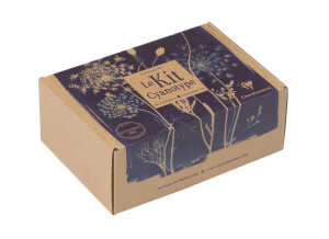 Set 21,4x8,6x15,3 Cyanotypie