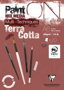 Block PaintON Terra A6 20Bl 250g