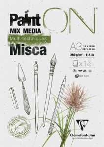 PaintON MISCA Block A3 15Bl 250g