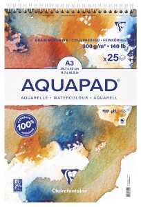 Aquapad Spiralblock A3+ 25Bl 300g
