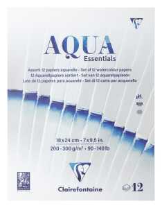 Aqua Essent. Block 12Bl st 18x24