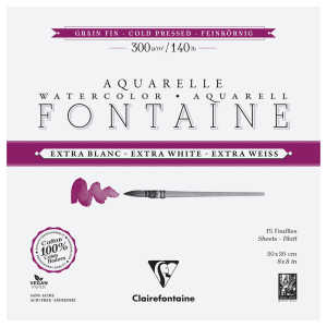 Font. weiß feink Block 20x20 15Bl