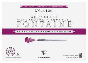 Font. weiß feink Block 51x36 12Bl