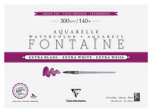 Font. weiß feink Block 36x26 15Bl