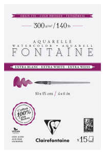 Font. weiß feink Block 10x15 15Bl