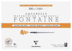 Font. weiß satin Block 51x36 12Bl