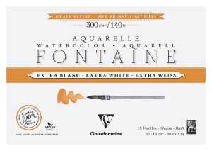 Font. weiß satin Block 26x18 15Bl