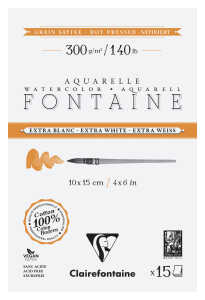 Font. weiß satin Block 10x15 15Bl