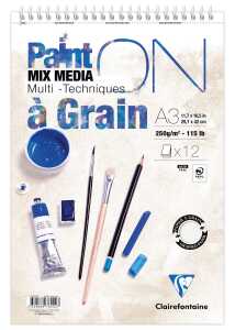 PaintON gekoernt Spir 12Bl 250g A3+