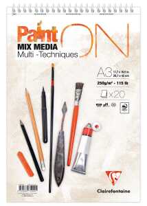 PaintON Spir weis 20Bl 250g A3+