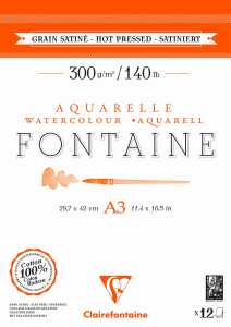 FontaineBlock A3 12Bl 300g sat 2Sgl