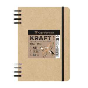 SB DSP Kraft braun 115g 80Bl A5