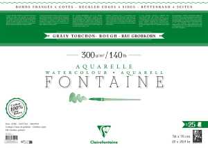 25Bl Fontaine 56x76 rau/T 300g