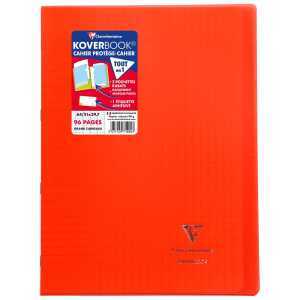 Koverb Heft A4 48Bl frz. Lin PP rot