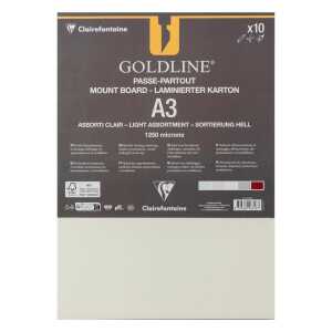 10 Passep A3 sort hell 1,25 mm