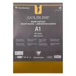 5 Passepartouts A1 Gold 1,25 mm