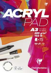 Acrylpad-Block 15Bl A3 285 g