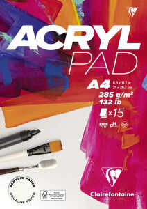 Acrylpad-Block 15Bl A4 285 g