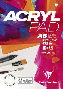 Acrylpad-Block 15Bl A5 285 g