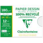 Mappe Zeichenp RC 24x32 12Bl 180g