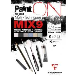 PaintON MIX9 27 Blatt A3 250g
