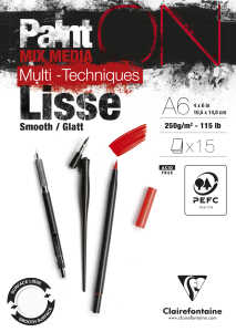 Block PaintON W glatt A6 15Bl 250