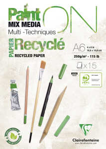 Block PaintON RC A6 15Bl 250g