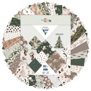 Origami 60Bl 15x15cm Cozy Xmas