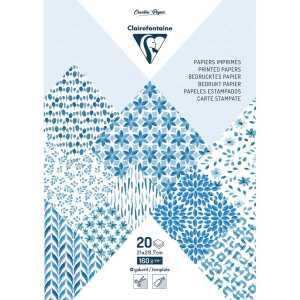 Block A4 20Bl bedr 160g Shibori