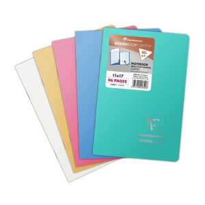 Koverbook Silver 11x17 48 Bl lin st