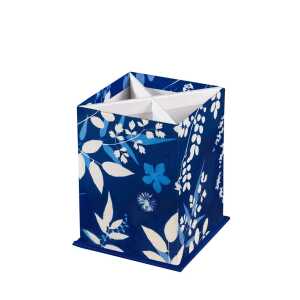Cyanotype Stifteköcher 8,5x8,5x11