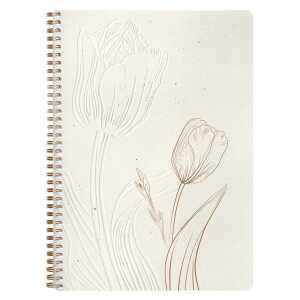 Tulip Spiralheft A4 74Bl dots