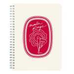 MoulinR Spiralheft A5 74Bl lin sort