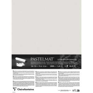 Pastelmat kasch 24x32 5Bl hellgrau