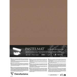 Pastelmat kaschiert 24x32 5Bl braun